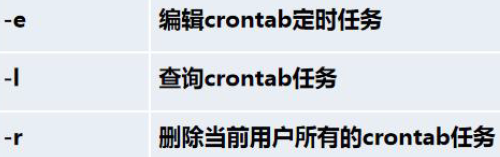 crontab选项